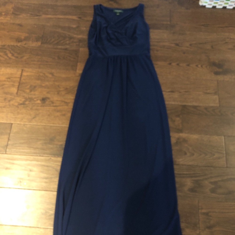 Ralph Lauren Navy maxi dress